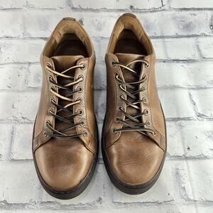 Thursday Boot Co. Leather Premier Low Top Everyday Sneakers Mens 9 Brown Lace Up